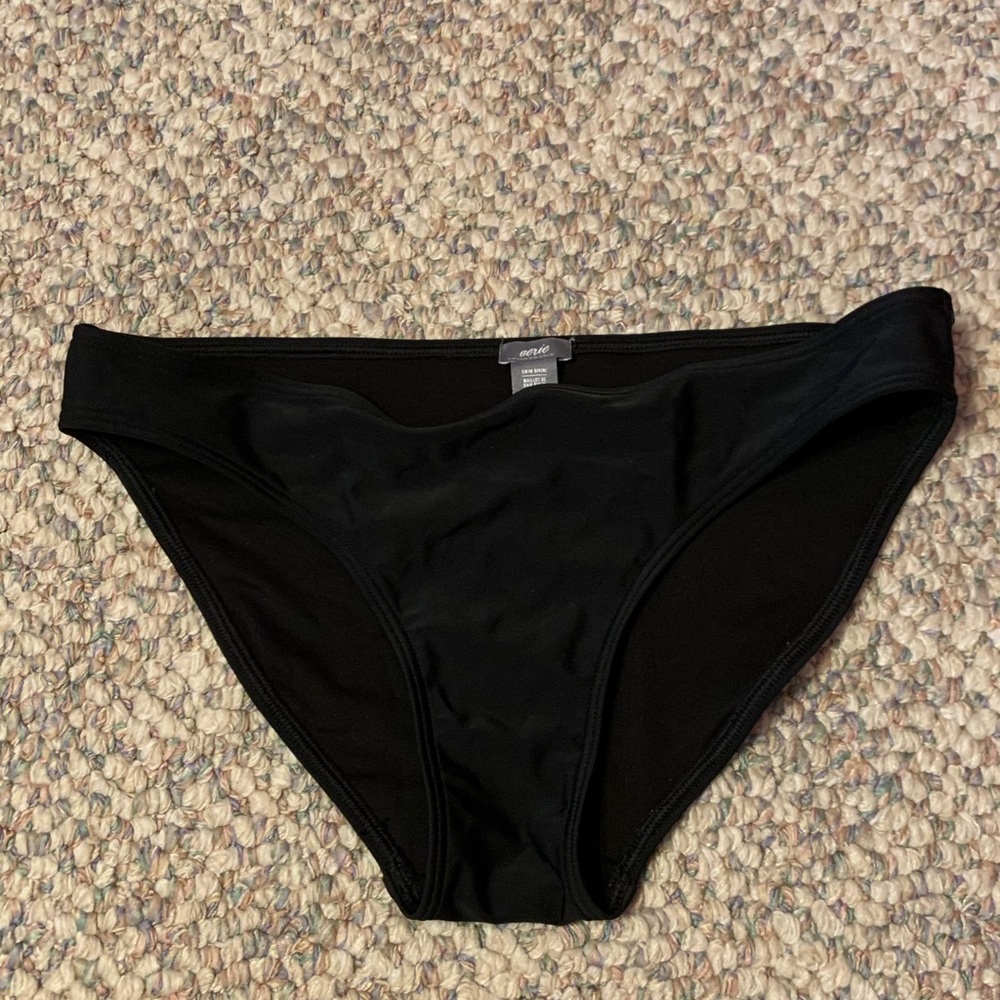 Aerie black bikini bottom